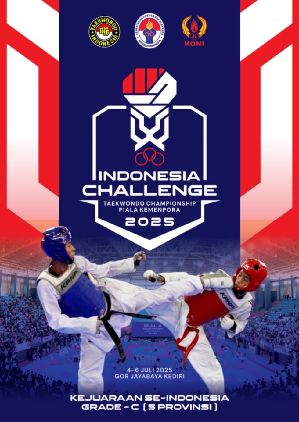 Ajang Pertarungan Prestasi Taekwondo di Tanah Air Taekwondo Indonesia Dojang jblitz